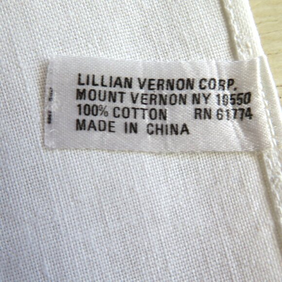 Lillian Vernon Kitchen Vintage 9s Lillian Vernon Tea Towels Set Of